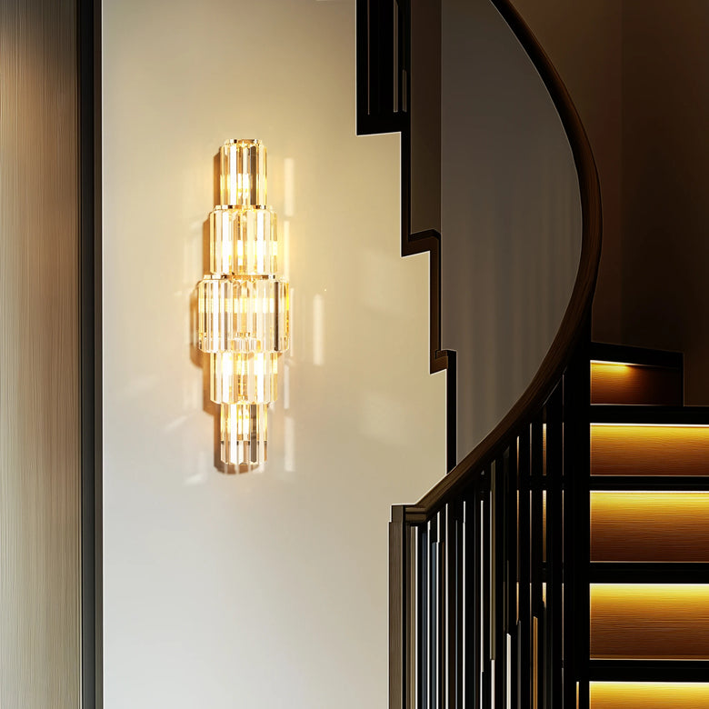 Luxurious Art-Deco Crystal Wall Light | 2 Styles