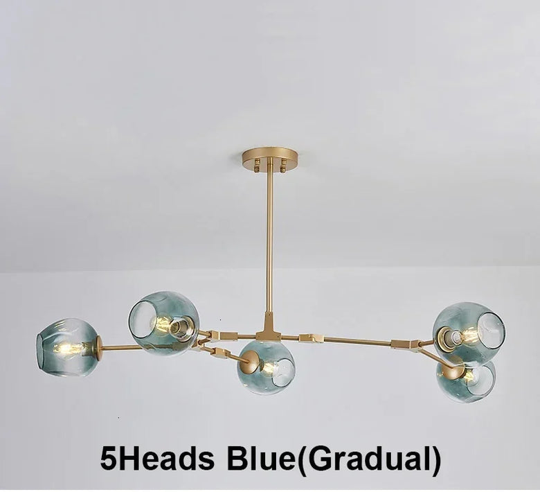 Nordic Molecular Glass Chandelier