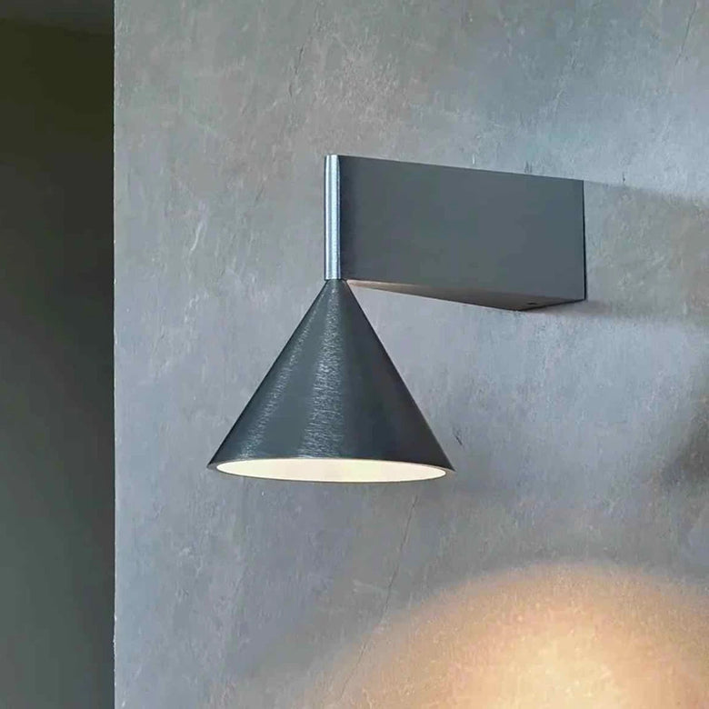 Adjustable Conical Aluminium Wall Light
