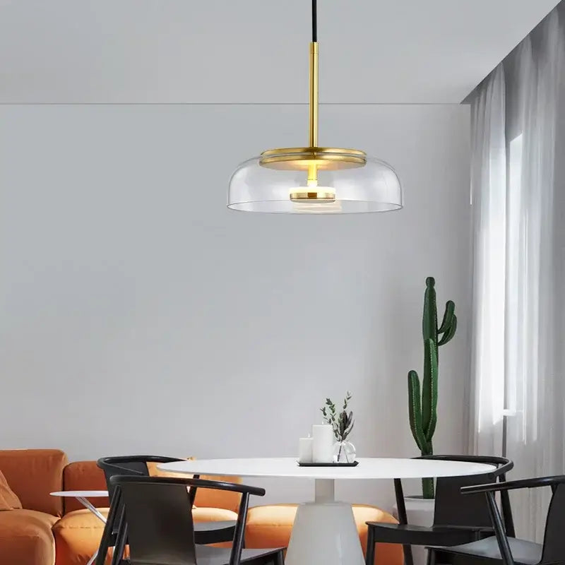 Retro 80s Transparent Pendant Lamp
