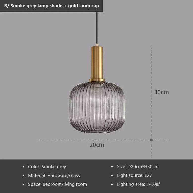 Pendant Light: Modern Nordic Glass Hanging Lighting Fixtures