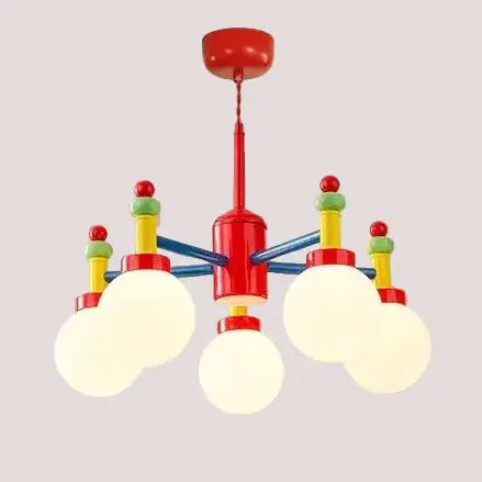 Lego like playful and colourful wall & ceiling light with red, blue, yellow, green design, made from durable iron and acrylic.