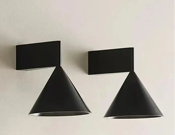 Conical Aluminum Conical Wall Light