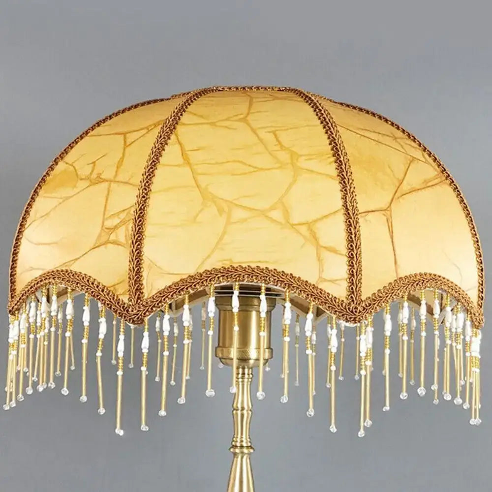 Vintage Tassel Lamp Shade - French Elegance