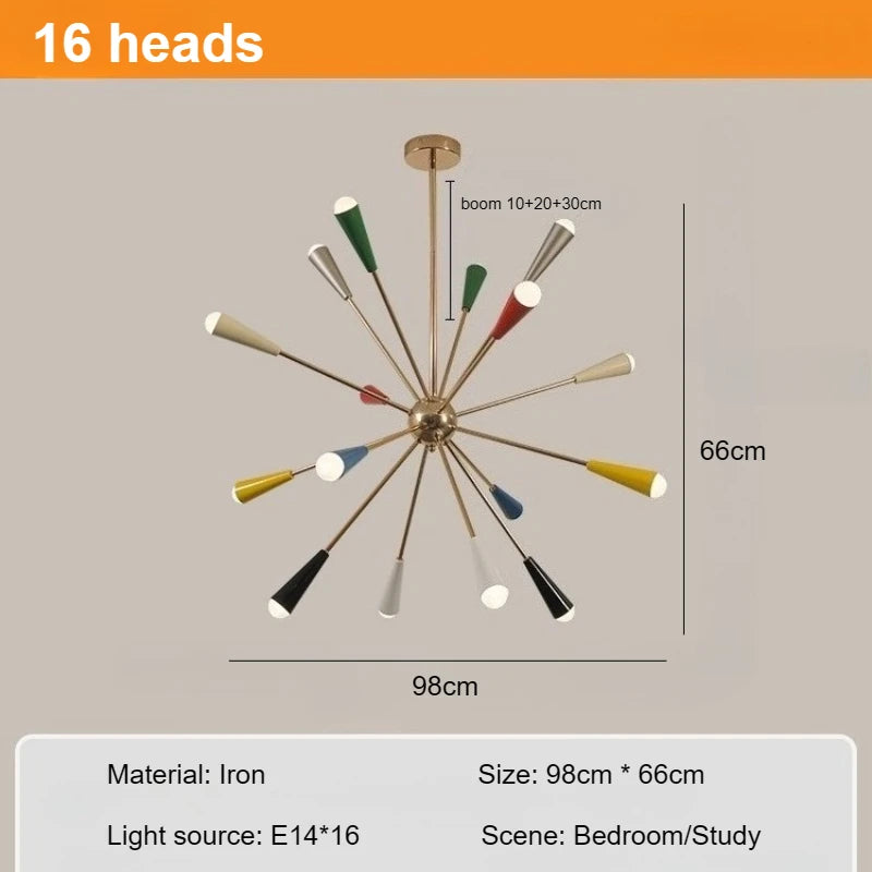 The Ultimate MCM Statement Light – Atomic Sputnik Chandelier