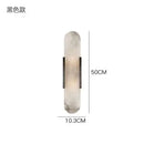 Posh Marble & Gold Roman Villa Sconce displaying luxurious marble and metal design, dimensions 50CM x 10.3CM.