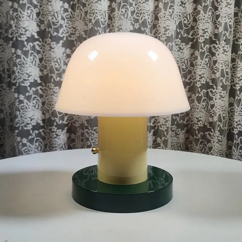 Cordless Mushroom Table Lamp – Stylish Rechargeable Night Light