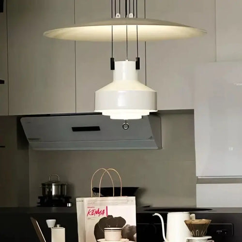 Bauhaus Balanced Pendant Light with Metal Shade