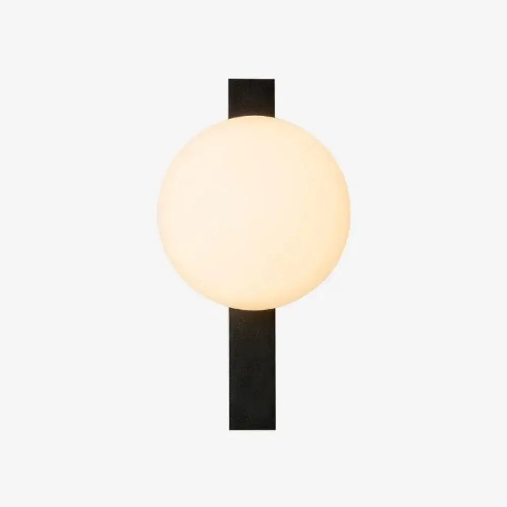 Decorative Wall Fixture with Milk White Sphere