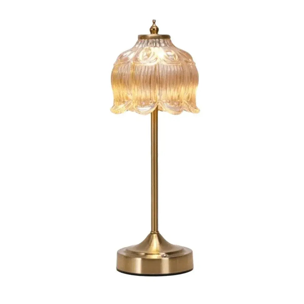 Art-Deco Glass Cordless Lamp: 8 styles