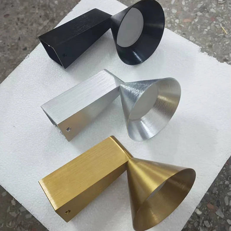 Adjustable Conical Aluminium Wall Light