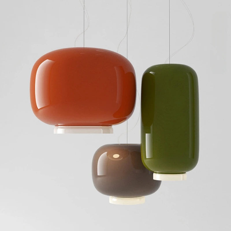 Modern Glass Pendant Light – Italian-Inspired LED Suspension Lamp