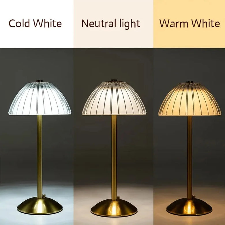 Retro Cordless Rechargeable Table Lamp