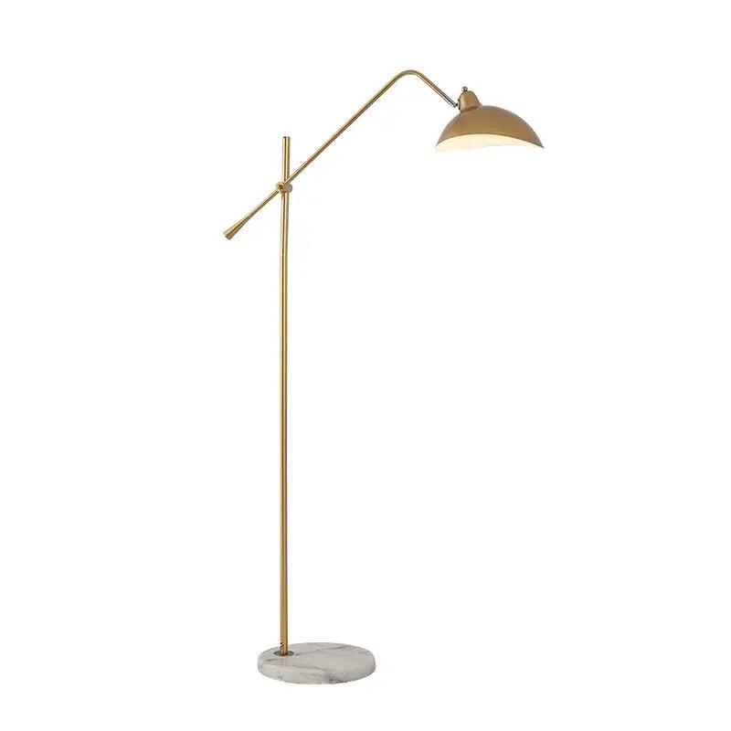 50s Marble Floor Lamp - Vintage Modern Style