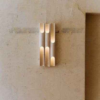 Modern Vertical LED Wall Lamp – Minimalist Aluminum Up & Down Light in a stylish setting with soft ambient glow.