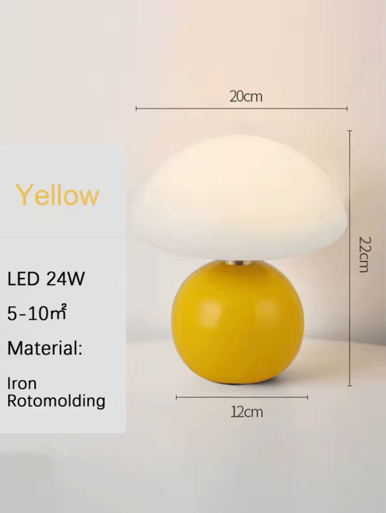 Mushroom LED USB Table Lamp - Soft Glow Bed side Lighting
