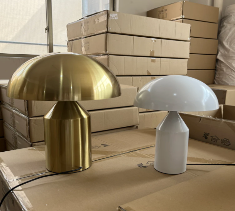 Luxurious Italian Design Mushroom Lamp I Gold, Black or White