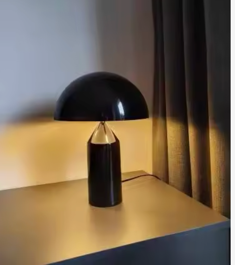 Luxurious Italian Design Mushroom Lamp I Gold, Black or White