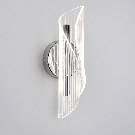 Hero - adjustable wall lamp  on a grey background.