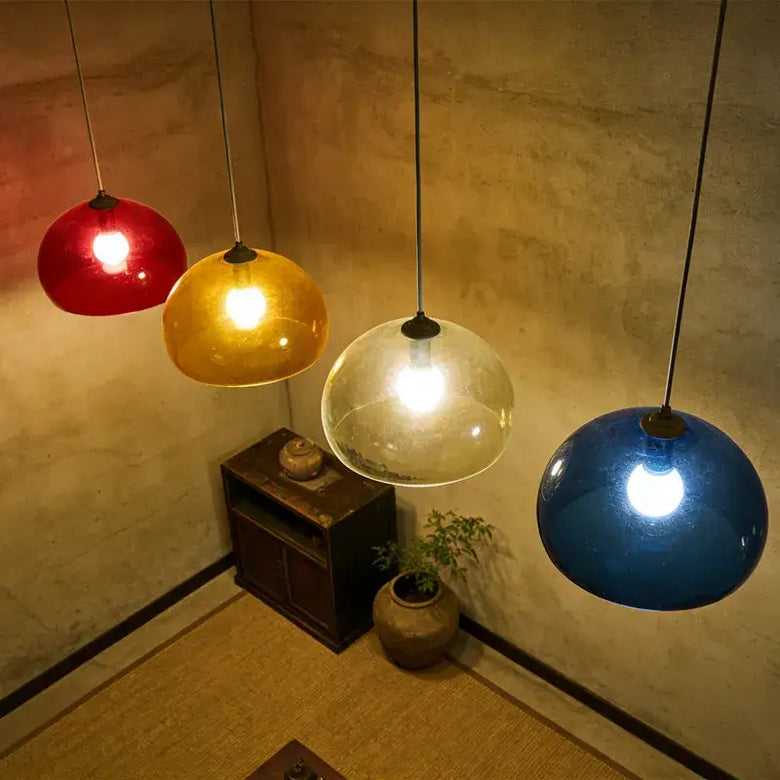 Colourful Transparent Acrylic Pendant Light