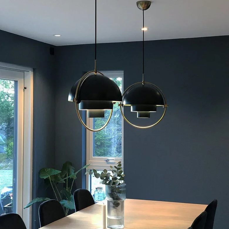 Geometric Halo Pendant Light