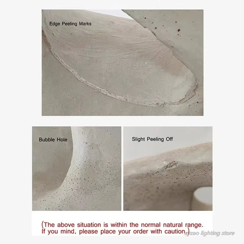 Organic Zen Stone LED Wall Light for Warm Ambient Glow