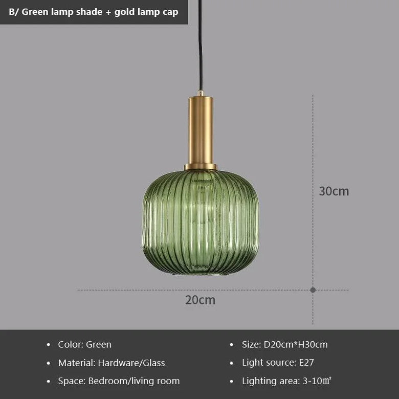 Pendant Light: Modern Nordic Glass Hanging Lighting Fixtures