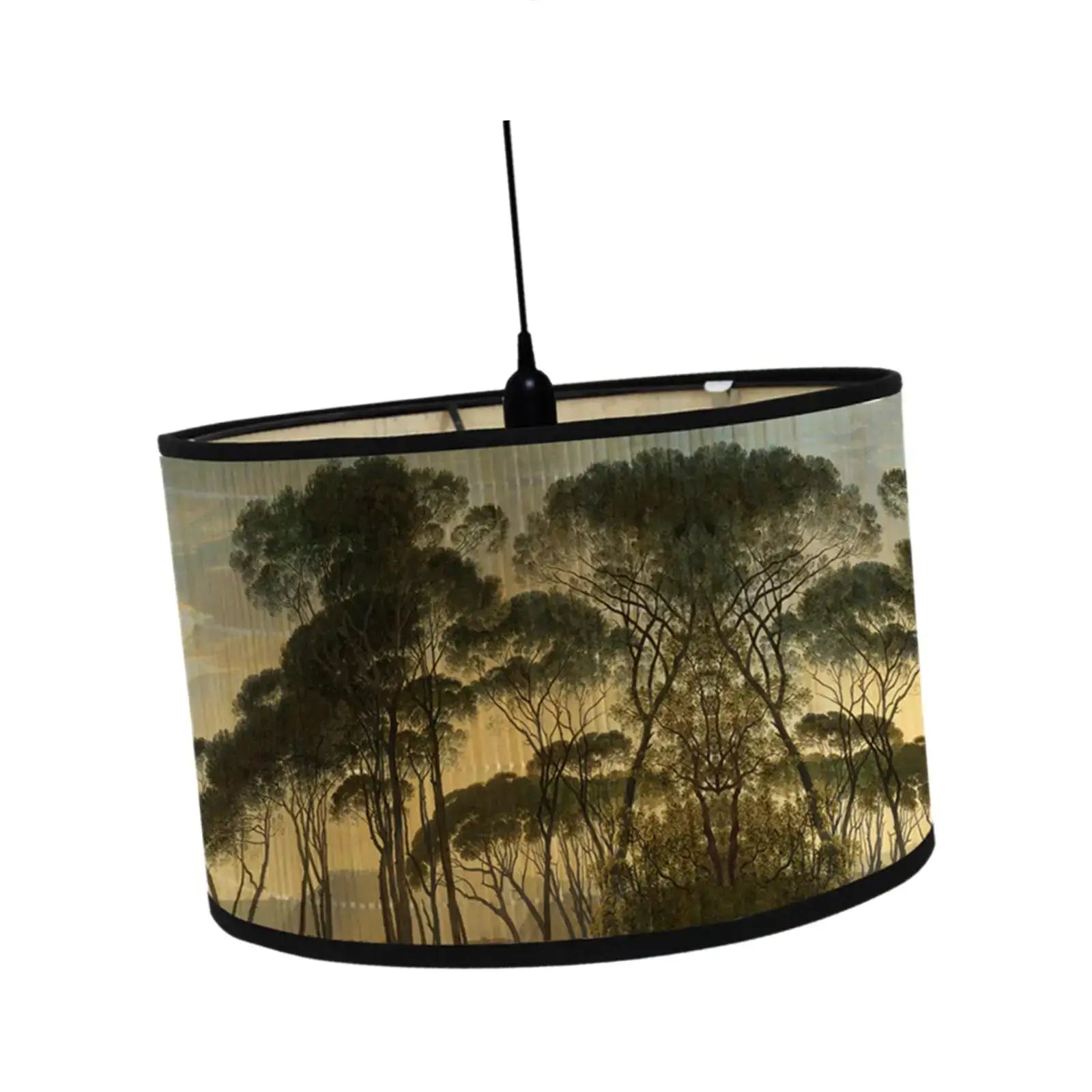 Eco-friendly Bamboo Lampshade with Exotic Prints