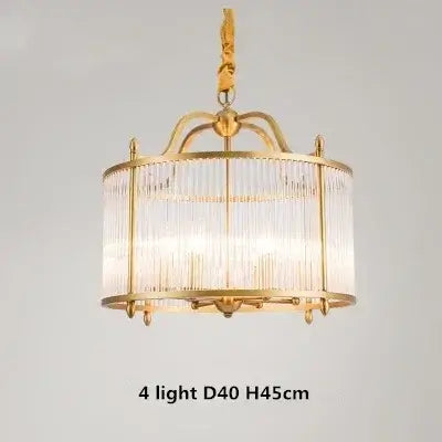 Radiant Elegance: Gold Copper Chandelier