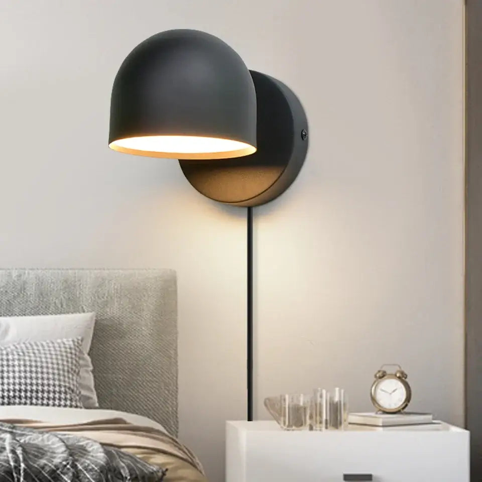 Elegant Semi-Sphere Wall Lights | LED Options
