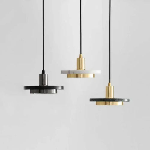 Marble LED Pendant Lights – Modern Elegance Redefined in three color variants, showcasing a luxurious design.