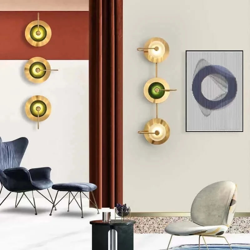 Wall Light Fixtures, Wall Light Fixtures, Wall Light Fixtures, Awesome Gold and Glass Round Light Fixture