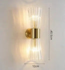 Unique Collection of Art Deco Sconces featuring a stylish glass design and brass accents, ideal for modern interiors.