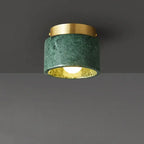 Italian Marble Downlight - Green & White Marble
