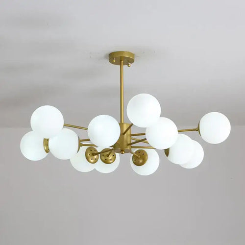 Glass Globe Sputnik Chandelier – Mid-Century Modern, 6 to 16 Lights