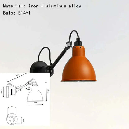 Wall Light Fixtures, Wall Light Fixtures, Wall Light Fixtures, Wall Mounted Architect Lamp: comes in 6 different colours.