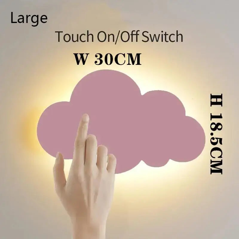 Cloud Led Wall Lamp Baby Room Bedroom
