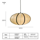 Zen Silk Pendant Light Mid Century Fabric Lantern showcasing a sculptural form with soft silk fabric, perfect for modern interiors.