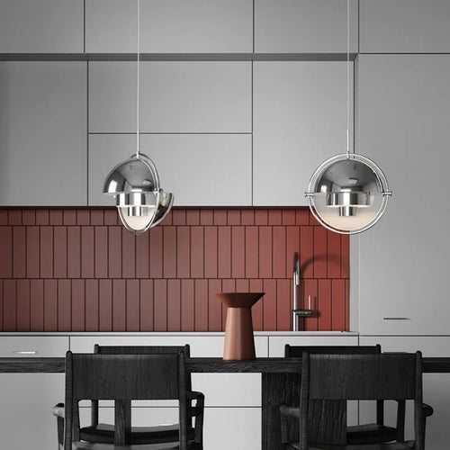 Geometric Halo Pendant Light