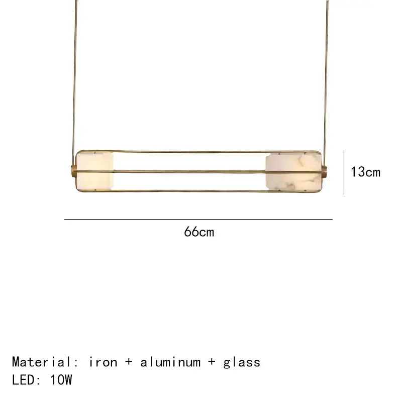 White Glass Art Deco Chandelier - Elegant Lighting