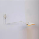 Swing Arm Nordic Loft Wall Lamp showcasing a stylish white design perfect for modern indoor spaces.
