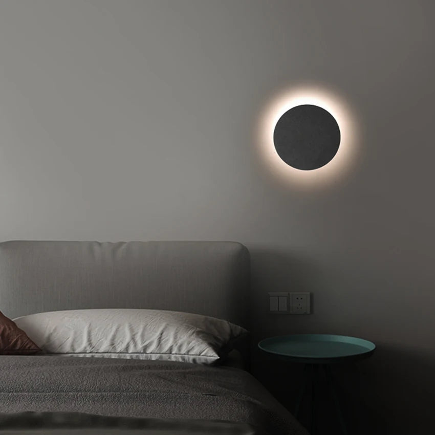 Wall Lamp: Modern Copper Round