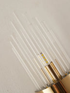 Elegant Art Deco Mural Lamp - Black or Gold