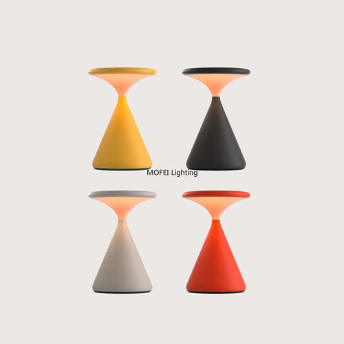 Designer Rechargeable Table Lamp for Bedroom Living Room Sofa Side Study Bedside Modern Luxurious High-end Feeling LED Light
