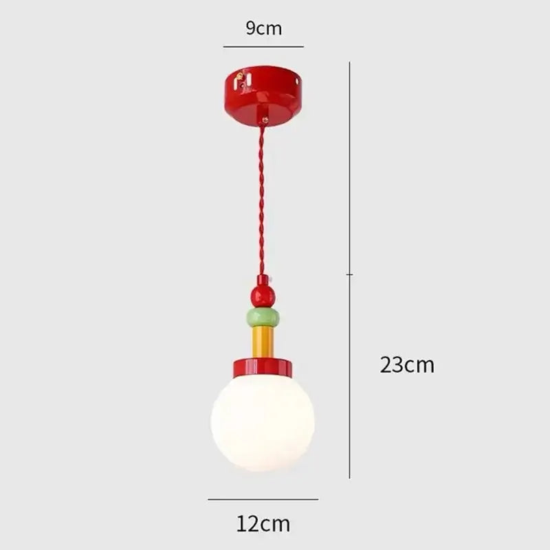 Lego like playful and colourful wall & ceiling light with red, green, and yellow design, includes LED bulb, perfect for children's rooms.