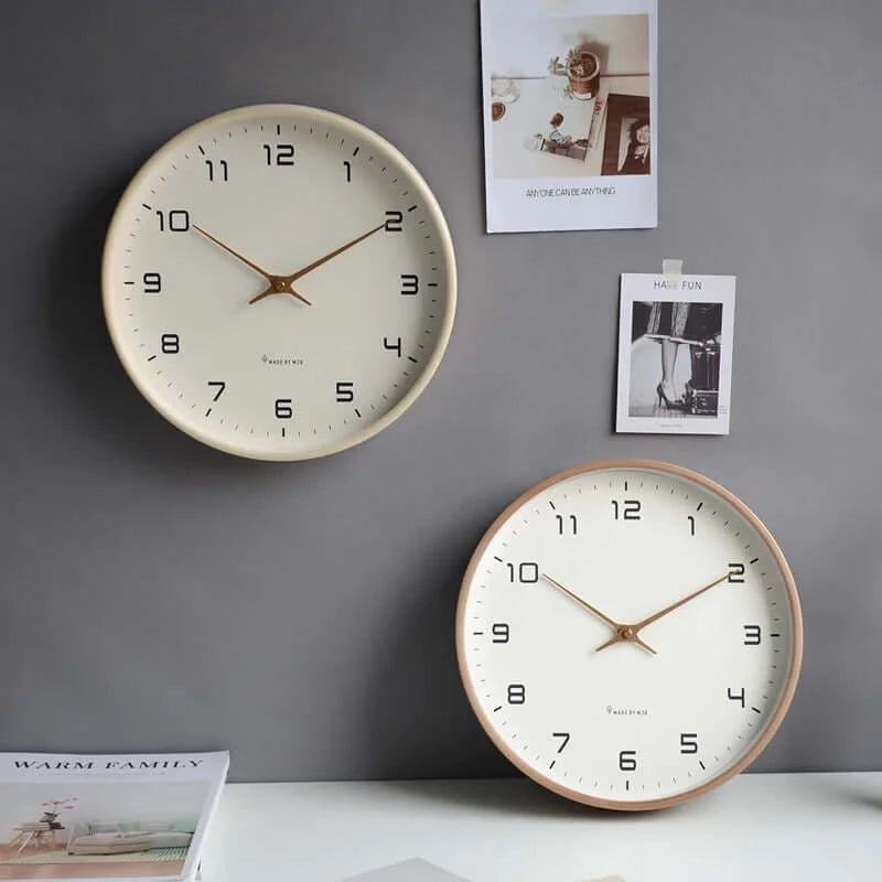 Wall Clocks, Wall Clocks, Wall Clocks, Nordic Minimalist Wooden Wall Clock for Modern Homes