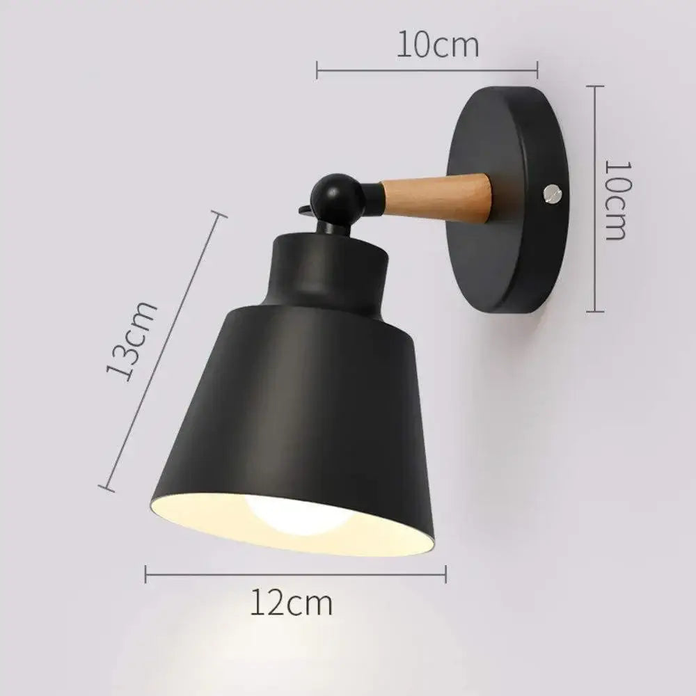 Modern Nordic Wooden Wall Lights Collection