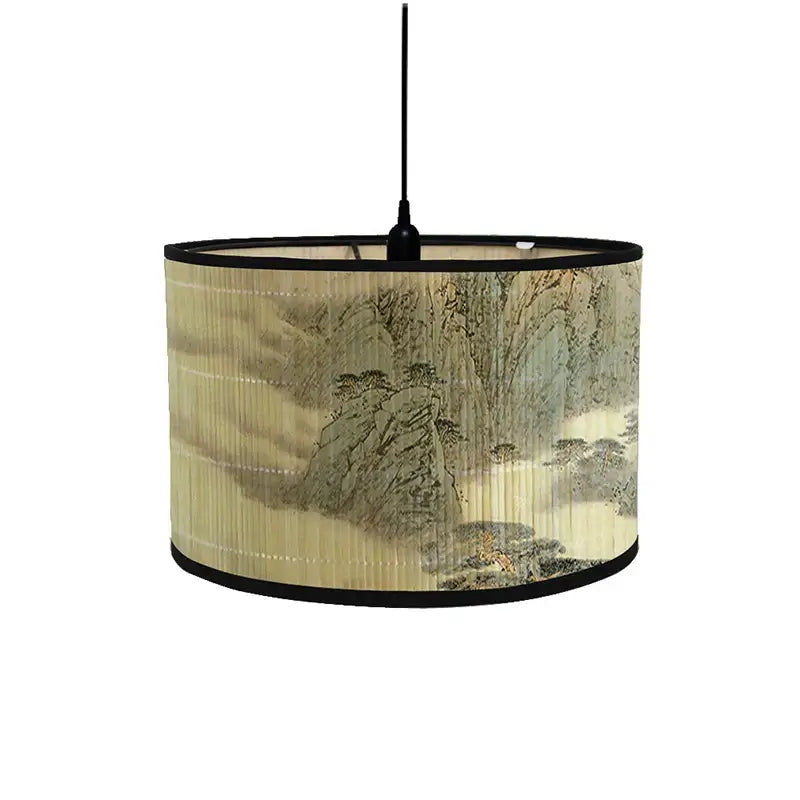 Japanese Style Bamboo Lamp Shade | Elegant Lighting