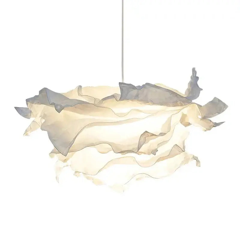Whimsical Cloud Paper Lamp Shade - Eco & DIY