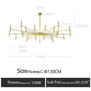 Gold24 heads D130cm2